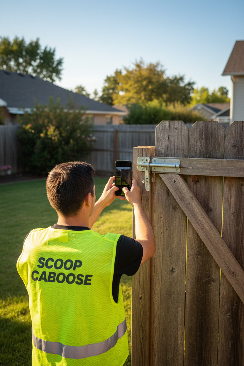 Scoop Caboose gate photo